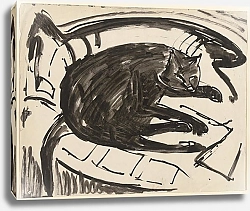 Постер Кирхнер Людвиг Эрнст Лживый кот