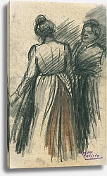 Постер Мигем Юджин Ван Twee vrouwen in gesprek