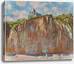 Постер Моне Клод (Claude Monet) Church at Varengeville, Morning Effect, 1882