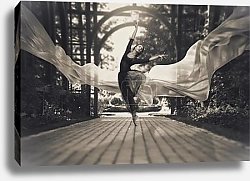 Постер Балерина на улице