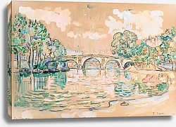 Постер Синьяк Поль (Paul Signac) Paris, Le Pont Marie