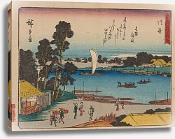 Постер Утагава Хирошиге (яп) Tokaido gojusantsugi, Pl.03