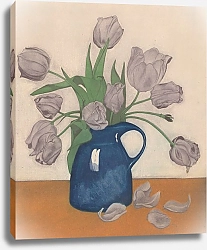 Постер Эвербэг Франц Tulpen in een kan