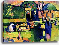 Постер Кандинский Василий Arabian Graveyard, 1909