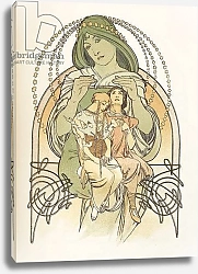 Постер Муха Альфонс Illustration from 'Ilsee, Princess de Tripoli', 1897
