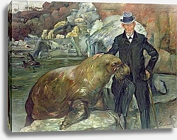 Постер Коринф Ловиз Carl Hagenbeck in His Zoo, 1911
