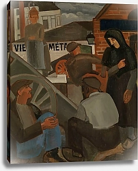 Постер Брюссельманс Жан Labourers by the Canal