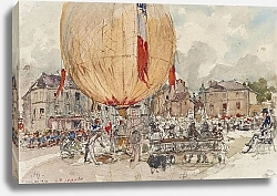 Постер Уброн Фредерик Запуск воздушного шара