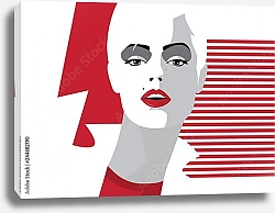 Постер Портрет женщины в стиле поп-арт 2