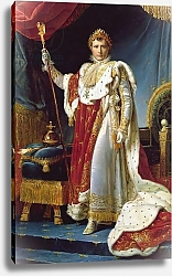 Постер Жерар Франсуа Napoleon I in his coronation robe, c.1804,