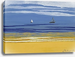 Постер Спиллиарт Леон Флот с парусными лодками