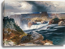 Постер Моран Томас Грейт-Фоллс на реке Снейк, территория Айдахо