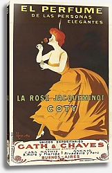 Постер Капелло Леонетто La Rose Jacqueminot Coty