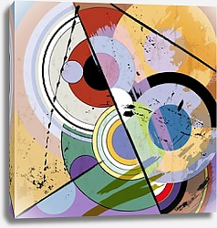 Постер Абстрактная иллюстрация с кругами