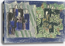 Постер Баббергер Август Две женские группы