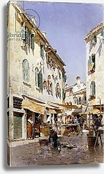 Постер Кампо Федерико A Street Scene, 1885