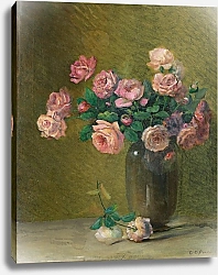 Постер Портер Чарльз Этан Pink Roses On A Table