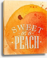 Постер Сладкий как персик