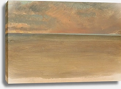 Постер Черч Фредерик Морской пейзаж с ледяной шапкой вдалеке