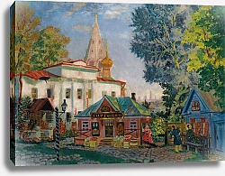 Постер Кустодиев Борис В провинциях