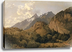 Постер Калам Александр Entry to the Urbach Valley with Ritzlihorn