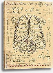 Постер Дневник Франкенштейна: анатомия механической грудной клетки