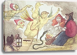 Постер Роуландсон Томас Witches in a Hayloft