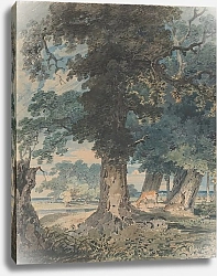 Постер Гиртин Томас Deer in Windsor Forest