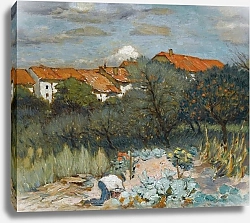 Постер Нилус Петр Пейзаж с Красными Крышами