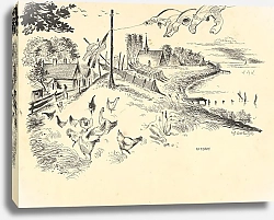 Постер Оортвейн Мартен Gezicht op Uitdam