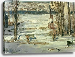 Постер Белоуз Джордж A Morning Snow - Hudson River, 1910