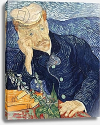 Постер Ван Гог Винсент (Vincent Van Gogh) Portrait of Dr Paul Gachet, 1890