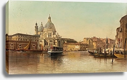 Постер Кауфман Карл Venedig, Kanal Grande mit Blick auf Santa Maria della Salute