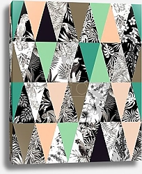 Постер Тропические птицы и растения 1