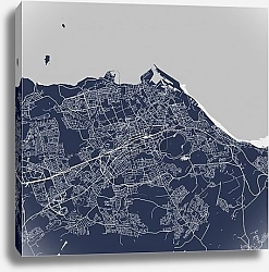 Постер Эдинбург: Картографическая Симфония Шотландии