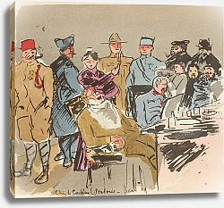 Постер Гут Пол Chez le coiffeur, Pontoise, septembre 1915