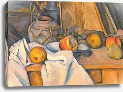Постер Сезанн Поль (Paul Cezanne) Fruits et pot de gingembre