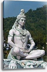 Постер Статуя Шивы в Ришикеш, Индия