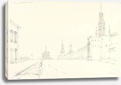 Постер Викерс альфред (грав, москва) Red Square, Moscow