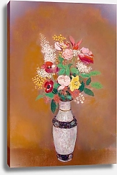 Постер Редон Одилон Ваза с цветами