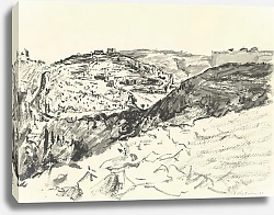 Постер Нуссбаум Якоб Иерусалим, Кедронская долина и Силоа