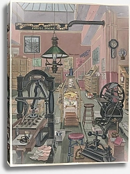 Постер Хамли Перкинс Типография, 1870 год