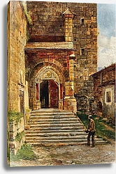 Постер Дарно Хьюго Aufgang zur Kirche in Eisenerz