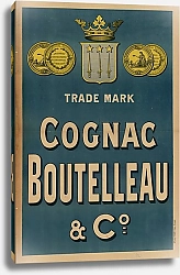 Постер Пишо Плакаты Trade mark – Cognac Boutelleau & C°