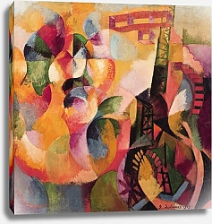 Постер Делоне Робер Солнце, башня, самолет 