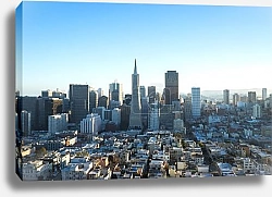 Постер Солнечный день в сердце Сан-Франциско