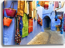 Постер Голубой город Шефшауэн, Марокко, Африка