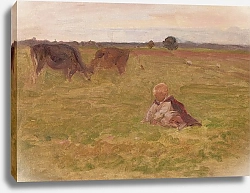 Постер Челмонский Юзеф Boy Cowherd, sketch