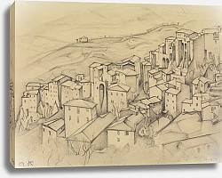 Постер Канольдт Александр Дома в Олевано, ландшафтный дизайн