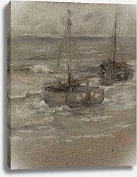 Постер Блум Роберт Фредерик Fishing Boats At Anchor